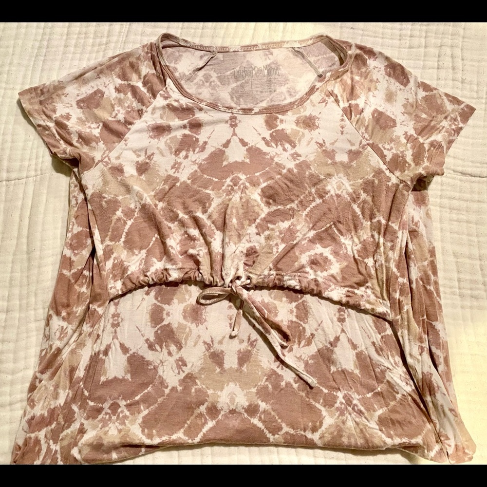 Latched mama tie dye dress